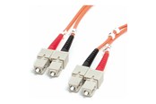 Verkkokaapelit - StarTech.com 1m Fiber Optic Cable - Multimode Duplex 62.5/125 - LSZH - SC/SC - OM1 - SC to SC Fiber Patch Cable (FIBSCSC1) - network cable - 1 m - 1m - FIBSCSC1