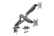 Näytön kiinnitys - Gembird Monitor Arm - Adjustable arm 2-display 17"-32" Space Grey - MA-DA2-05