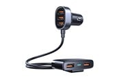 Puhelin - Adapterit & Laturit - Joyroom Car charger JR-CL03 5-Port USB (black) - JR-CL03