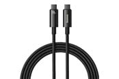 USB kaapelit - Baseus USB-C to USB-C cable  Tungsten Gold 240 W 2 m (black) - CAWJ040101