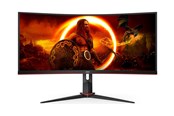 Näyttö - 34" AOC CU34G2XP/BK - 3440×1440 (UWQHD) - 180 Hz - VA - CU34G2XP/BK