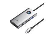 USB hub - ORICO Type-C 5in1 HUB Multifunction Docking Station (grey) USB hub - 5 porttia - USB 3.0 - Harmaa - PW11-5P-GY-EP