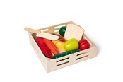 Roolileikit - Melissa & Doug Cutting Food - Wooden Play Food - 487