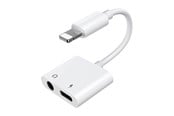 Muut kaapelit - Joyroom Audio Adapter 3.5mm  S-Y104 (white) - S-Y104 3.5mm