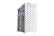 Kotelot - Darkflash Computer case DK351+ 4 fans (white) - Kotelot - Valkoinen - DK351 White
