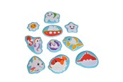 Vauva- ja taaperolelut - ABC Magical Bath Toys Sea Animals 10 pcs. - 104010196
