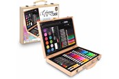 Askartelu- ja taidetarvikkeet - Grafix Coloring set - 86 pieces in wooden suitcase - 150100