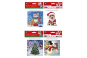 Pienet lahjat lapsille - Grafix Make your own Christmas Cards Diamond Painting 2pcs. (Assorted) - CR8024/GE