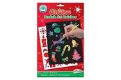 Luovat leikit - Grafix Scratch Art Rainbow Christmas - 800045