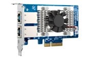 Verkkokortit (verkkosovittimet, tulostuspalvelimet jne.) - QNAP QXG-10G2T - network adapter - PCIe 3.0 x4 - 100M/1G/2.5G/5G/10 Gigabit Ethernet x 2 - QXG-10G2T