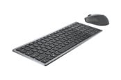 Näppäimistöt - Dell Wireless Keyboard and Mouse KM7120W - keyboard and mouse set - Icelandic - titan grey - Näppäimistö ja Hiirisetti - Islantlainen - Harmaa - KM7120W-GY-ICE