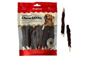 Koirat - Dogman Strutsiin käärityt purutikut naudannahasta 12.5 cm (25 kpl pakkaus) - 310473