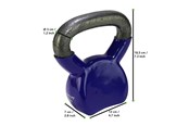 Urheilu & Fitness - Tunturi Vinyl Kettlebell 4 kg. - 14TUSCL345LILLAONE SIZE