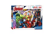 Palapelit - Clementoni Brilliant Puzzle Marvel Superheroes 104st. Lattia - 20181