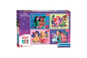 Palapelit - Clementoni Puzzles Disney Princess 4in1 Lattia - 21517