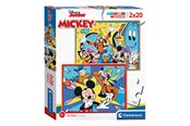 Palapelit - Clementoni Puzzle Mickey Mouse 2x20st. Lattia - 24791