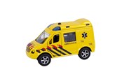 Leluautot - 2-Play Traffic Die-cast Pull Back Ambulance NL Light and Sound - 510132