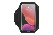 Puhelin - Muut lisävarusteet - STREETZ Slim Sports Armband for up to 6.5 Smartphones Reflectors - Black - SPO-002