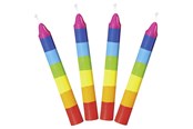 Keittiötarvikkeet - Goki Candles Rainbow 10 pcs. - 60860