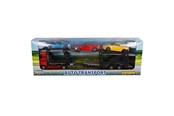 Leluautot - 2-Play Traffic 2-Play Die-cast Truck Transporter with Cars 26cm - 541756