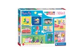 Palapelit - Clementoni Puzzles Peppa Pig 10in1 Lattia - 20271