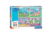 Palapelit - Clementoni 4in1 Puzzle Peppa Pig Lattia - 21516