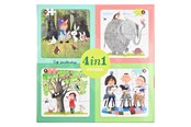 Palapelit - Lobbes Animals by Fiep 4in1 Puzzle - PU160