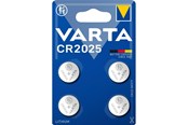 Akut ja Paristot - VARTA CR2025 Lithium Coin 4 Pack - 6025101404