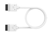 Kotelot - lisätarvikkeet - Corsair iCUE LINK Cable - 60cm - Straight Connector - White - CL-9011127-WW