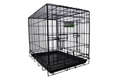 Koirat - Active Canis Matkakäyttöön koiran autohäkki X-small 49*33*39.5 Musta - T6860XS