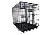 Koirat - Active Canis Matkakäyttöön koiran autohäkki Medium L77 W48 H57 Cm Musta - T6860M