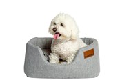 Koirat - Danish Design Colour Block Silver Lux Slumber peti Large - d01922