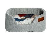 Koirat - Danish Design Colour Block Silver Lux Slumber peti S - d01920