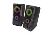 Kaiuttimet - PC - Esperanza SPEAKERS 2.0 USB LED RAINBOW BAILA - musta - EGS103
