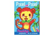 Luovat leikit - Mondikaarten Pixel Coloring Book Monkey - 9789088201226