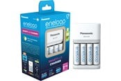 Akut ja Paristot - Panasonic eneloop BQ-CC55 battery charger - 4 x AA type - NiMH - K-KJ55MCD40E