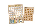 Lelut - Folat BV Sinterklaas Countdown Calendar with Stickers Welcome Sint & Piet - 65698