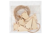 Puulelut - Lobbes Decorate your Wooden Mini Bunting - 927002