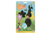 Luovat leikit - Creative Craft Group Scratch Pendants Easter 9pcs. - 810016