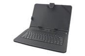 Näppäimistöt - Esperanza CASE WITH KEYBOARD FOR 10.1" TABLETS MADERA EK125 - Näppäimistö & Foliosetti - Musta - EK125