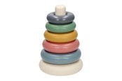 Vauva- ja taaperolelut - Cavallino Toys Stacking rings Pastel colors 7 pcs. - 9660LN01