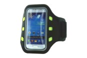 Puhelin - Muut lisävarusteet - GEAR Sport ArmBand LED L Universal ex. iPhone5/5s/SE Black - 658798