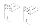 Seinäkiinnitys, AV-kiinnikkeet & AV-kalusteet - Multibrackets M mounting kit - for display stand - black - Max 160 kg - recommended for 75" - 7350105216350