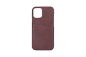 Puhelin - Kannet ja kotelot - ONSALA Mobile Cover Brown with Cardpocket iPhone 12 5.4" - 588553