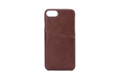 Puhelin - Kannet ja kotelot - ONSALA Mobilecover Brown iPhone 6/7/8/SE Creditcard Pocket - 588501