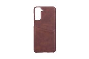 Puhelin - Kannet ja kotelot - ONSALA Mobile Cover Brown with Cardpocket Samsung  S21+/S30+  5G - 588571