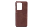 Puhelin - Kannet ja kotelot - ONSALA Mobilecover Brown Samsung S20 Ultra Creditcard Pocket - 588527