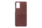 Puhelin - Kannet ja kotelot - ONSALA Mobilecover Brown Samsung S20 Plus Creditcard Pocket - 588525