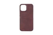 Puhelin - Kannet ja kotelot - ONSALA Mobile Cover Brown with Cardpocket iPhone 12 6.7" - 588557