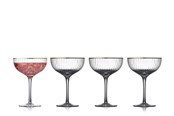 Kattaus - Lyngby Glas Palermo Cocktail glass 31 cl Gold 4 pcs. - 14634